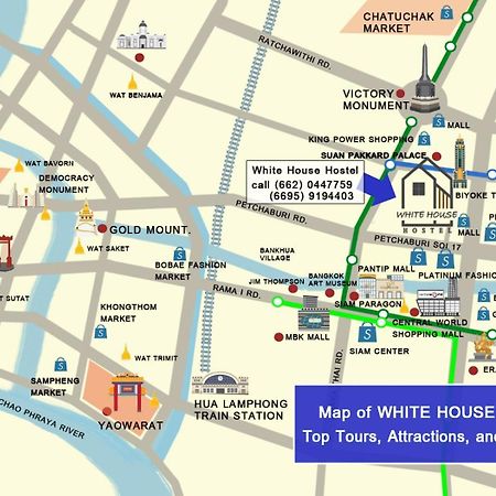 White House Hostel Bangkok Buitenkant foto